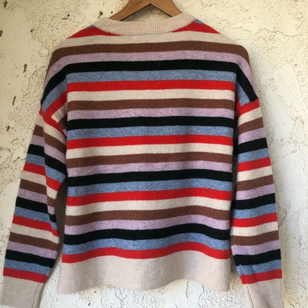 Madewell Striped James Pullover Sweater - Picture 6 of 7